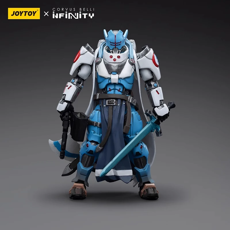 

JOYTOY & INFINITY оригинальная серия Pan-Oceanian Union Justicars1:18 шарнирная фигурка в сборе, модель игрушки, Коллекционная модель