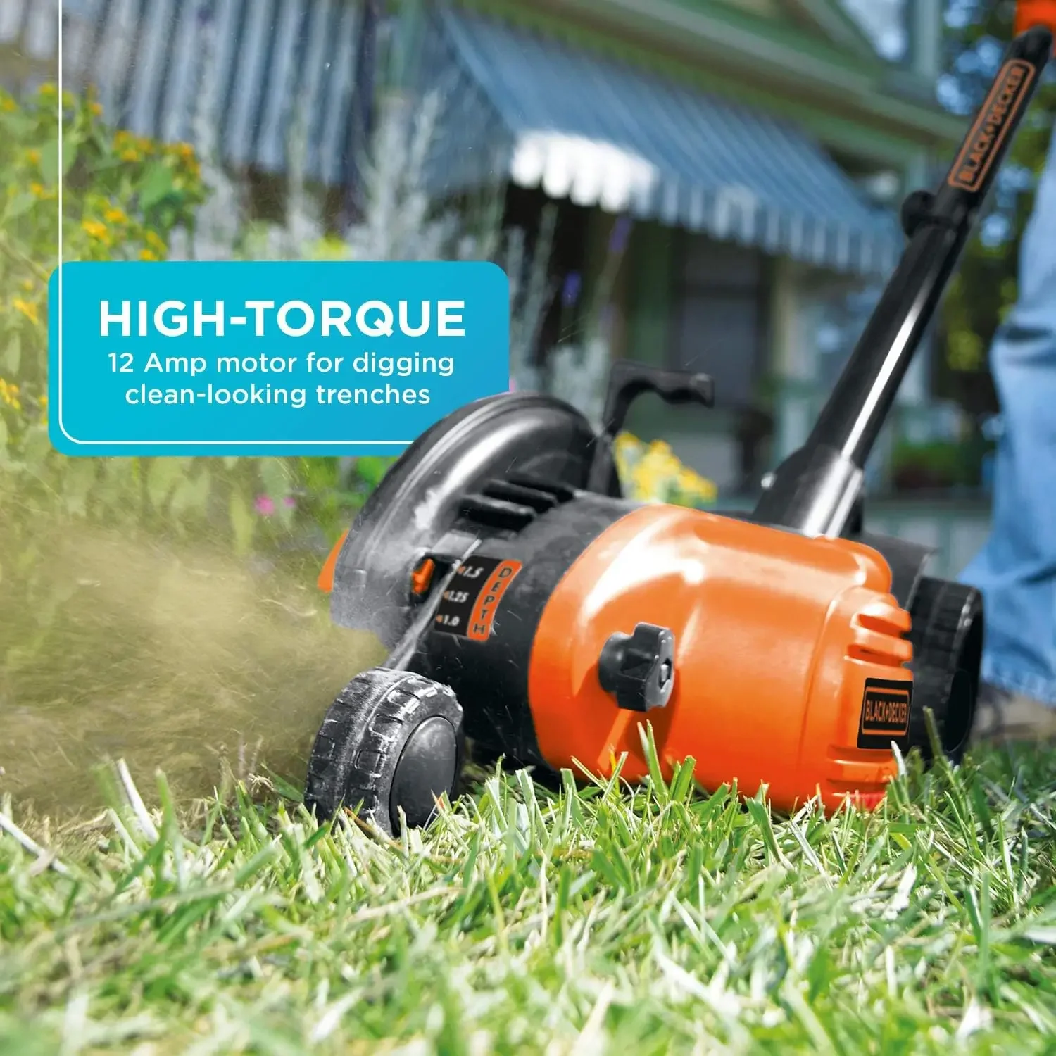 

12 Amp 2-in-1 Landscape Edger and Trencher, (LE760FF)