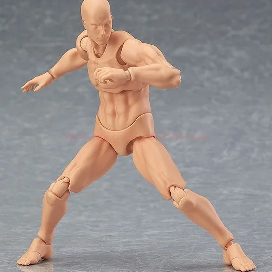 Esboço desenhar corpo kun corpo chan figura de ação archetype ele ela ferrite modelo colecionável brinquedo com suporte móvel conjunta boneca presente