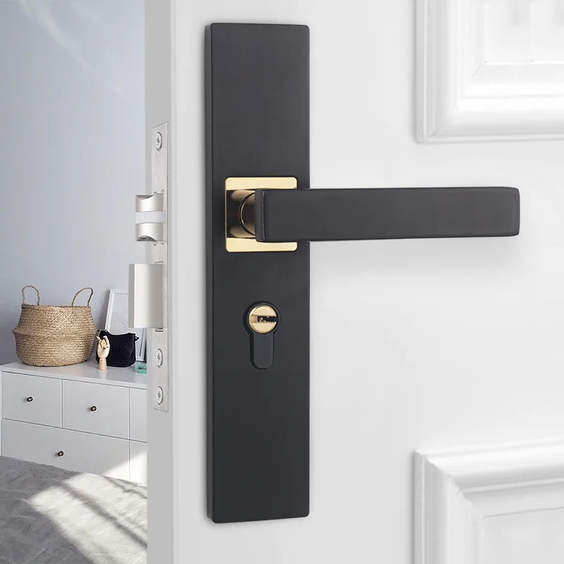 Universal Security Door Handle Aluminium Alloy Door Handle Thickened Panel Handle Door Lock fittings Household Hardware