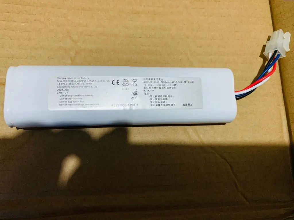 ALLCCX 14.8V 2800mAh Li-ion Replacement Battery For Philips FC8710 FC8774 FC8776 FC8715 FC8972, 4 wires and plug, tool+gifts