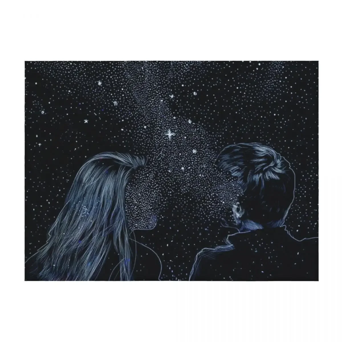 

You Are My Universe Throw Blanket Soft Beds Designers Cute Plaid manga Blankets