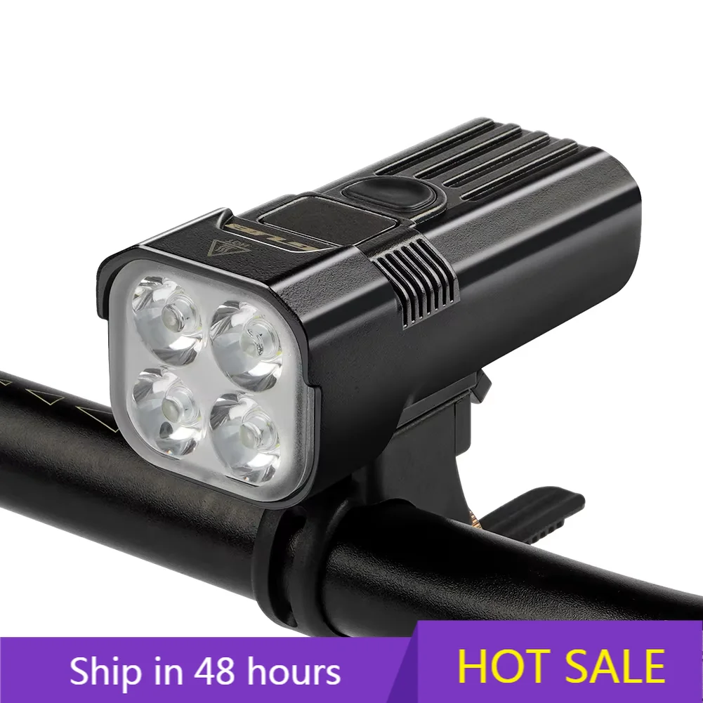 

POWER LEAPWholesale Waterproof Road Bike Light USB Rechargeable 2000LM Adjustable Beam Front Headlight Night Riding Safety Bicyc