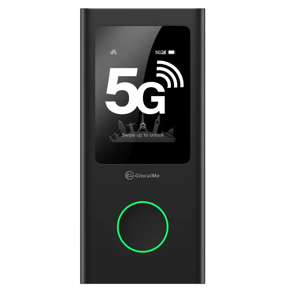 GlocalMe U50 Numen Air 5G Global Freq Router High Speed Portable Router  WiFi Hotspot business travel  network data