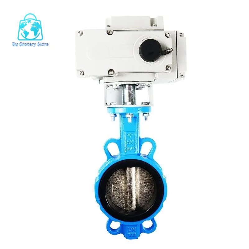 Electric Butterfly Valve 220V Stainless Steel 380V Switch Adjustable Type DN50 80 100 150