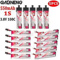 5PCS GAONENG GNB  550mAh 1S1P 3.8V 100C Lipo battery With XT30/PH2.0/GNB27 Plug Connector for Mini Quads FPV Drone