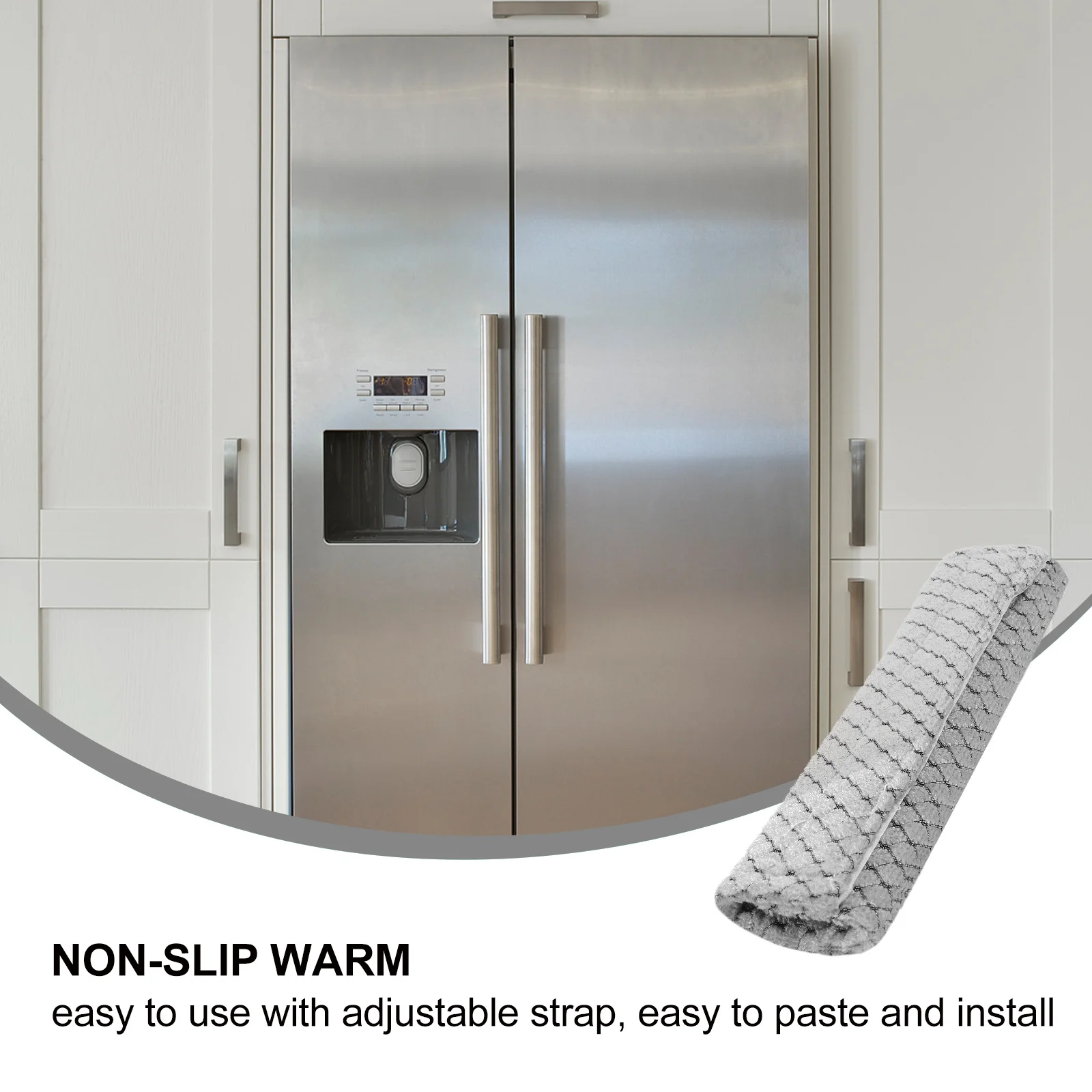 

2Pcs Kitchen Appliance Handle Covers Non-Slip Grip Protector for Refrigerator Microwave Oven Door Wrap Cloth Handle Protector