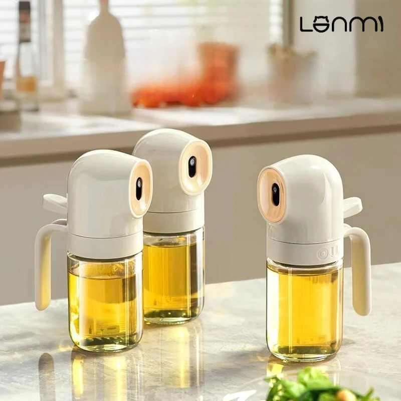 LANMI180/250ML Atomizing Fuel Injector Pump Cooking Oil Spray Bottle Kitchen Organizer and Storage Container Kitchen Supplies