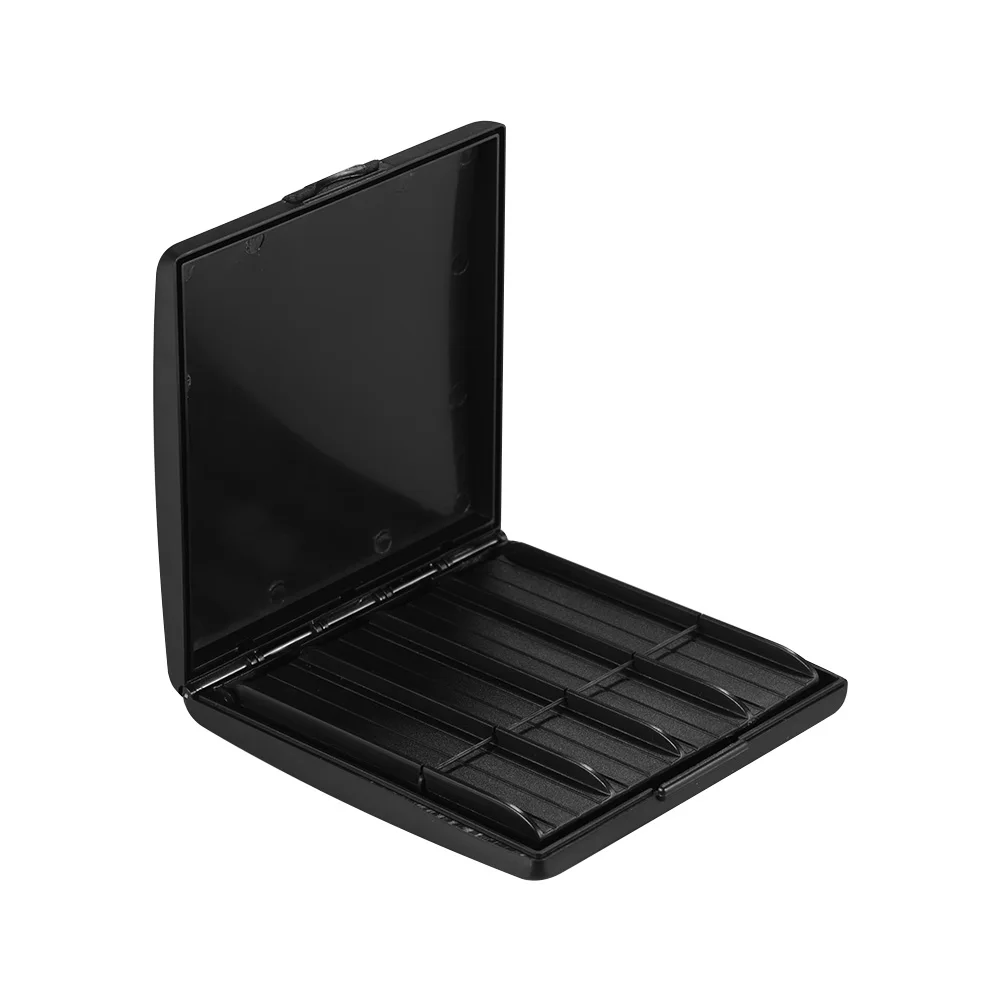 Preto Reeds Case Holder Box, Reeds Capacity Box, Saxofone e Clarinete Acessórios, ABS, 8pcs, 2024