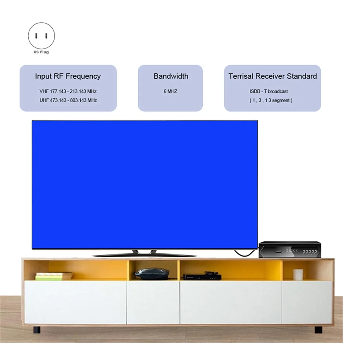 

Цифровой термоприемник ISDB-T с диагональю 2025+ для Чили, Бразилии, Перу для WIFI 264, ТВ-тюнер ISDBT, приемник, вилка стандарта США