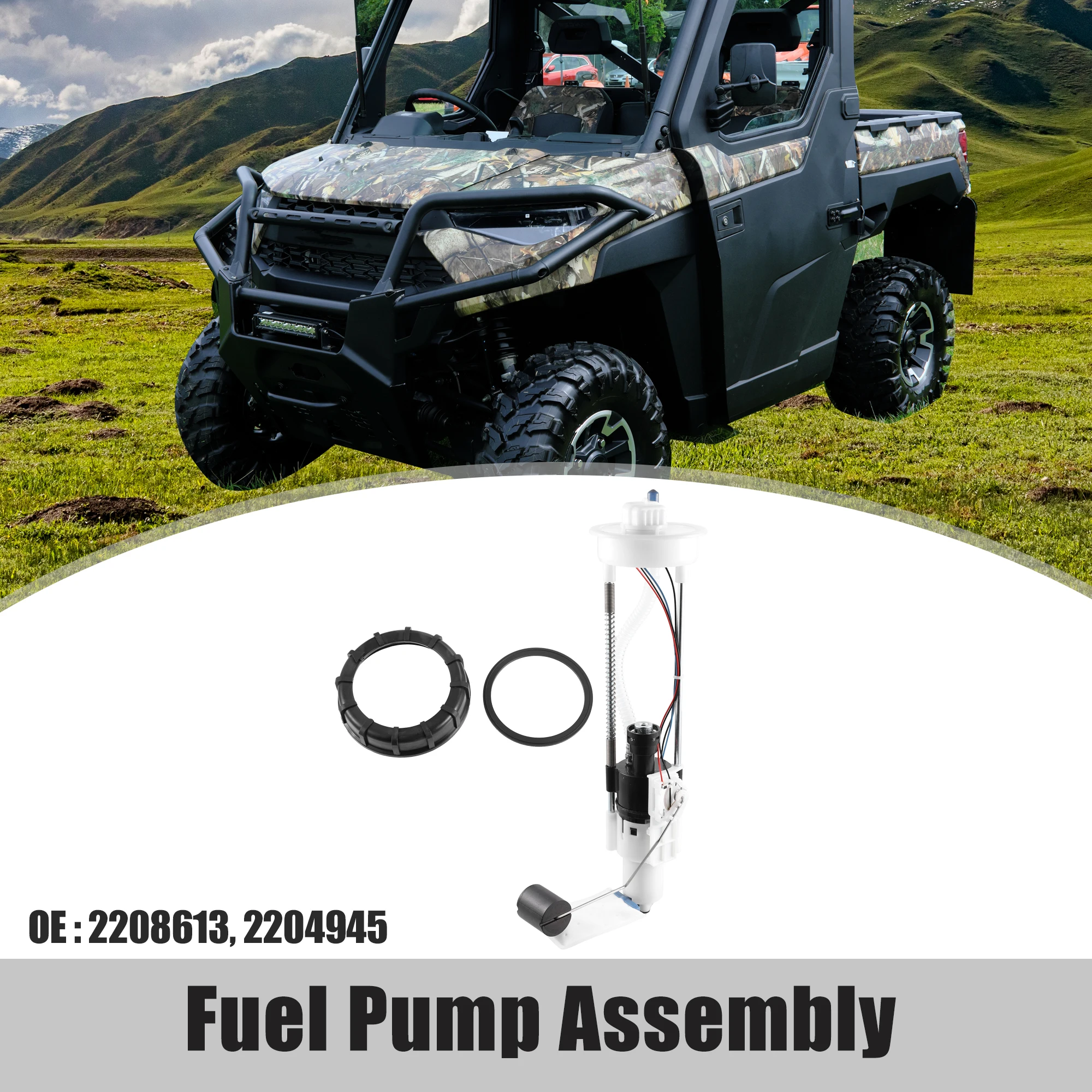 

Электрический топливный насос X Autohaux 2208613 2204945 для Polaris M1400 Gas 2015-2016, пластик, металл, серебристый, белый, черный, 1 комплект