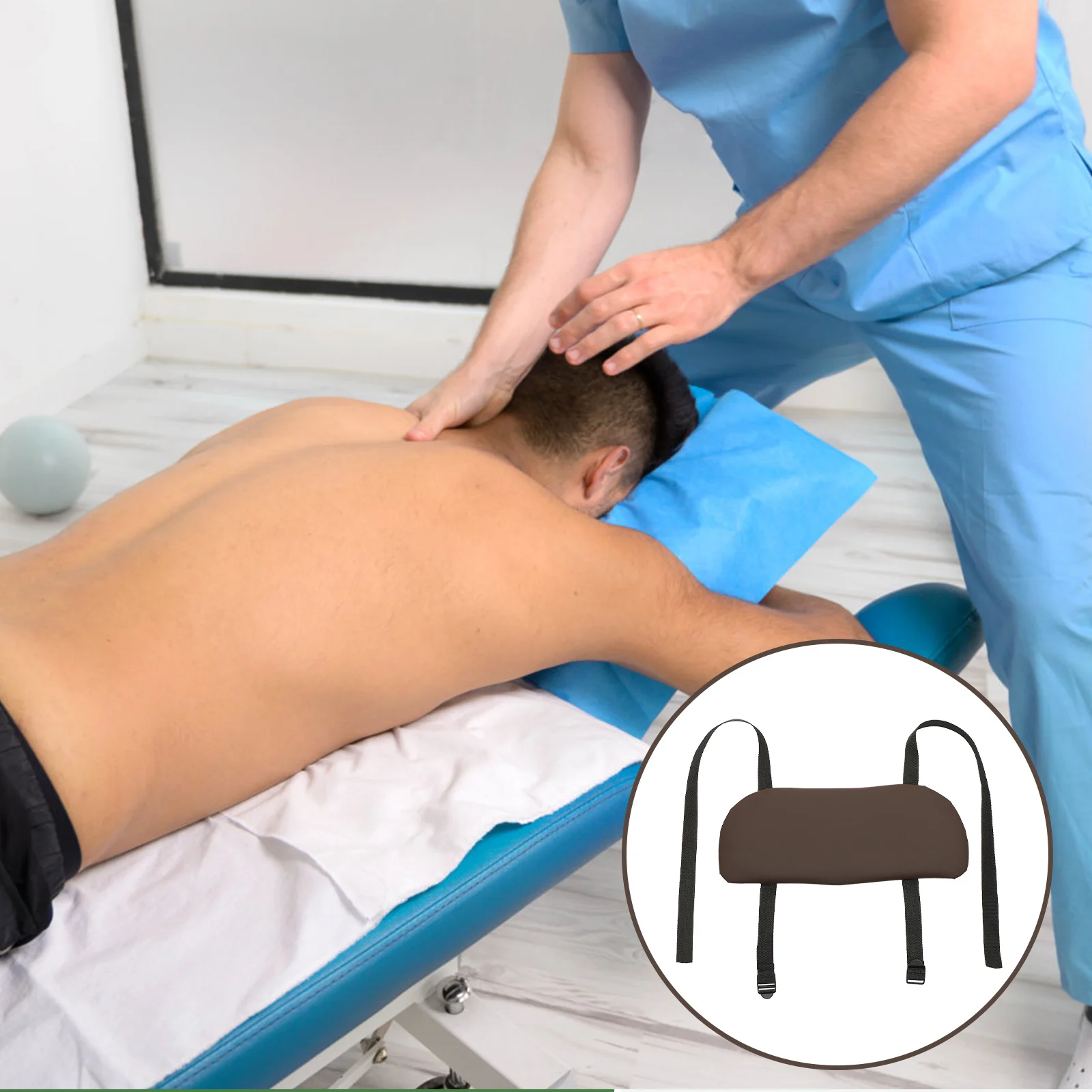 

Hanging Arm Rest Support for Massage Table Beauty Bed Arm Rest PU Sponge Comfortable Easy to Clean Multifunctional Massage Bed