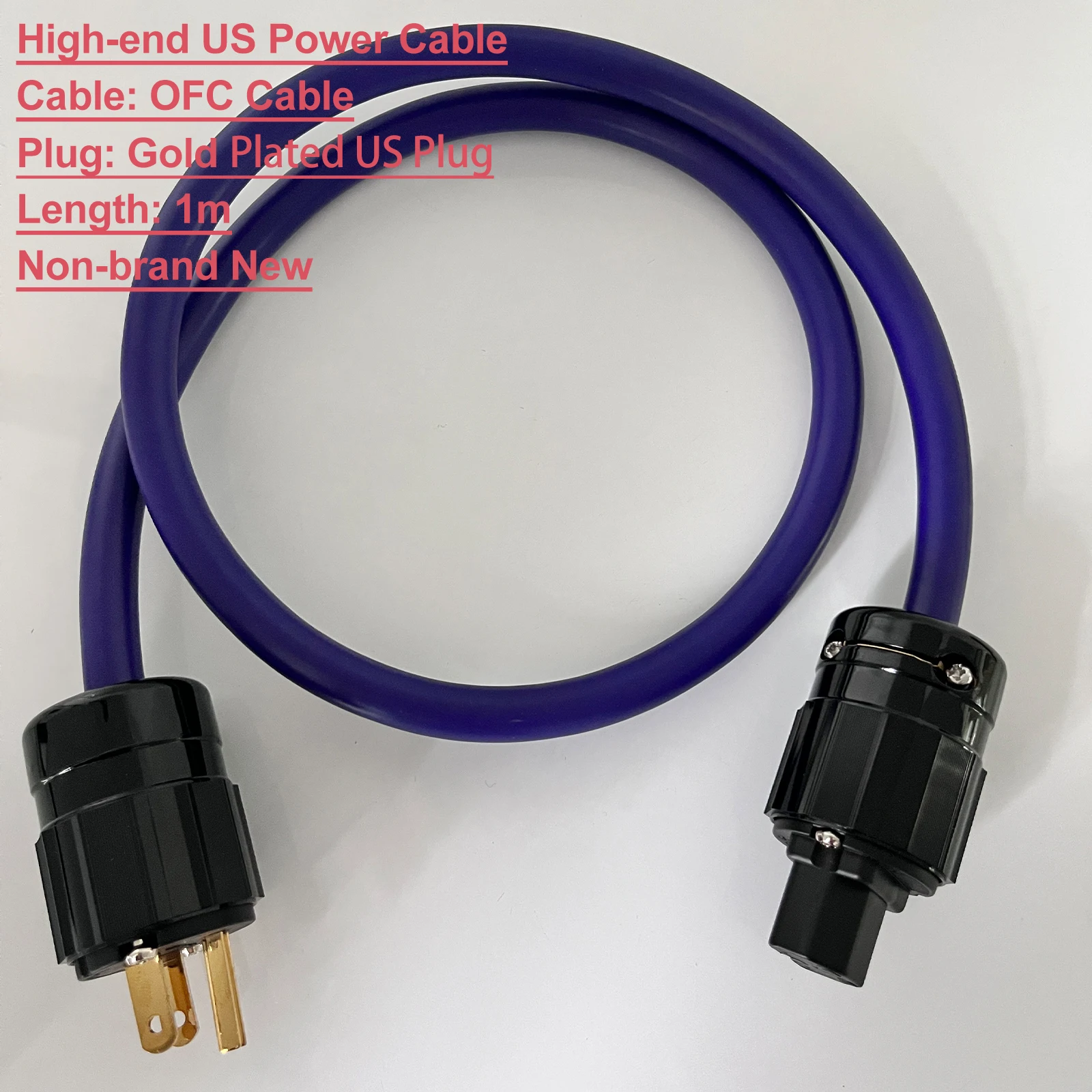 HiFi Audio Preffair AC-Stromkabel mit US/EU/UK-Version Steckern C15 Buchsen für Leistungsverstärker-Lautsprecher – Detail 26