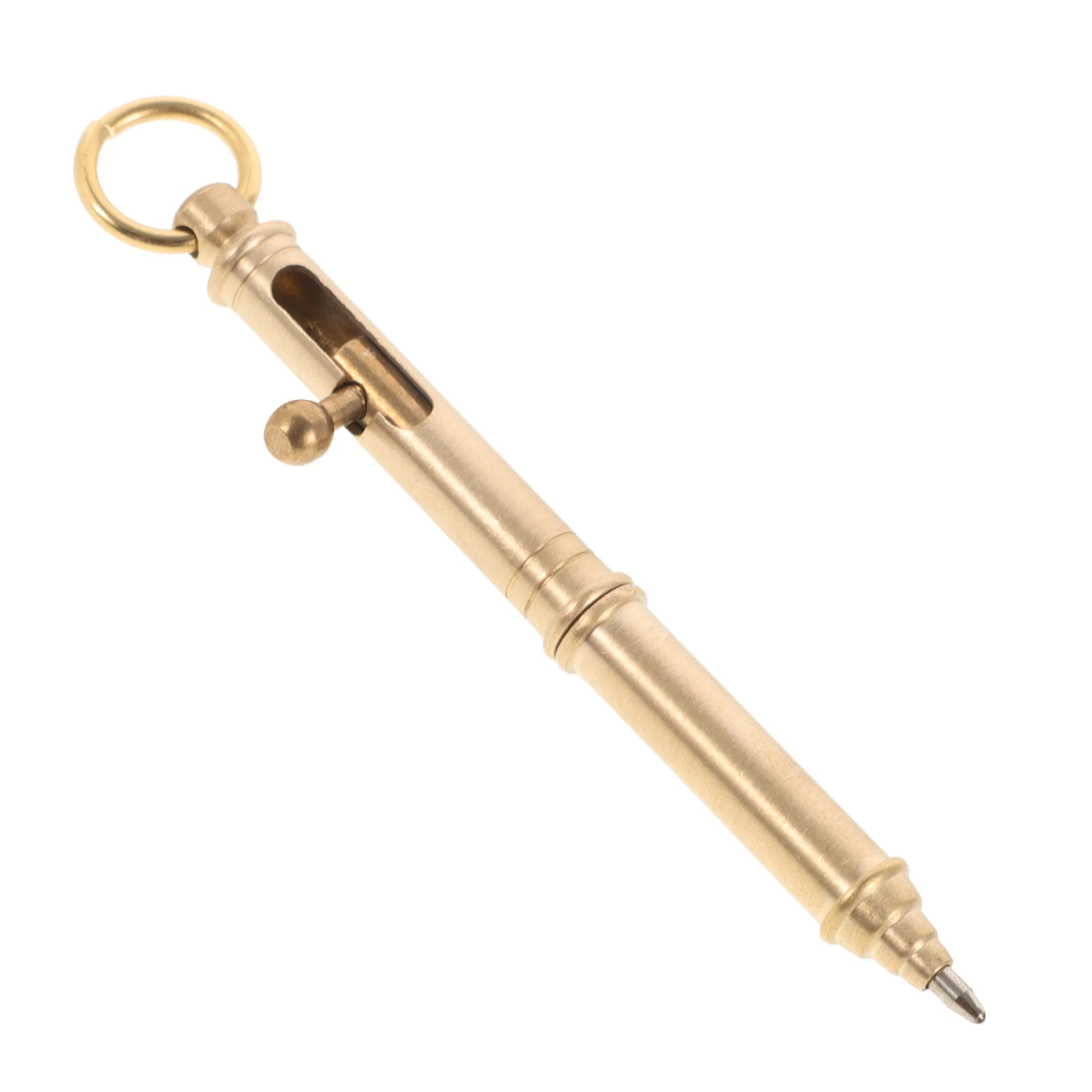 

Brass Roller Pen Portable Gel Gels School Student Popularity Creative Pens Practical
