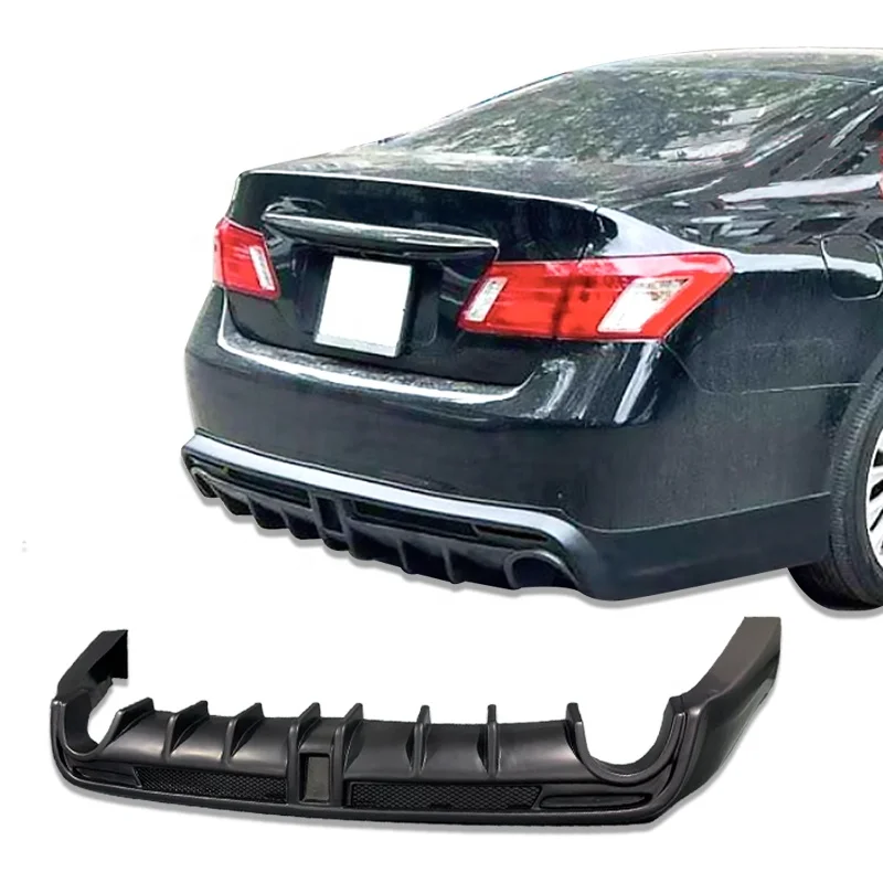 Car Body Kits For Lexus Es Es350 2006-2012 Car Accessories Rear Bumper Diffuser Lip with Brake Light Car Exterior Tuning Parts