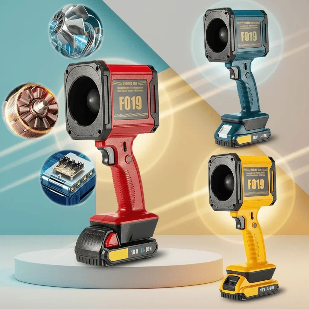 الصناعية الصف 3-Color 70mm مروحة تربو/توربينات متعددة الشفرات متغيرة السرعة منفاخ هواء قوي قوة قوية منفاخ نفاث