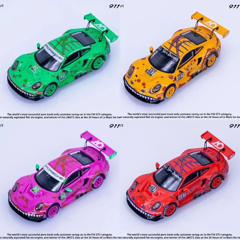 

Eowen Art 1:64 911 GT3 Cast Alloy Car Model - A gift for friends on special occasions, an adult collection piece.