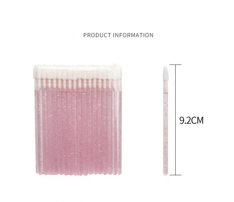 500pcs of disposable crystal stick lip brush lipstick brush lip gloss brush makeup brush grafting eyelash cleaning cotton swab