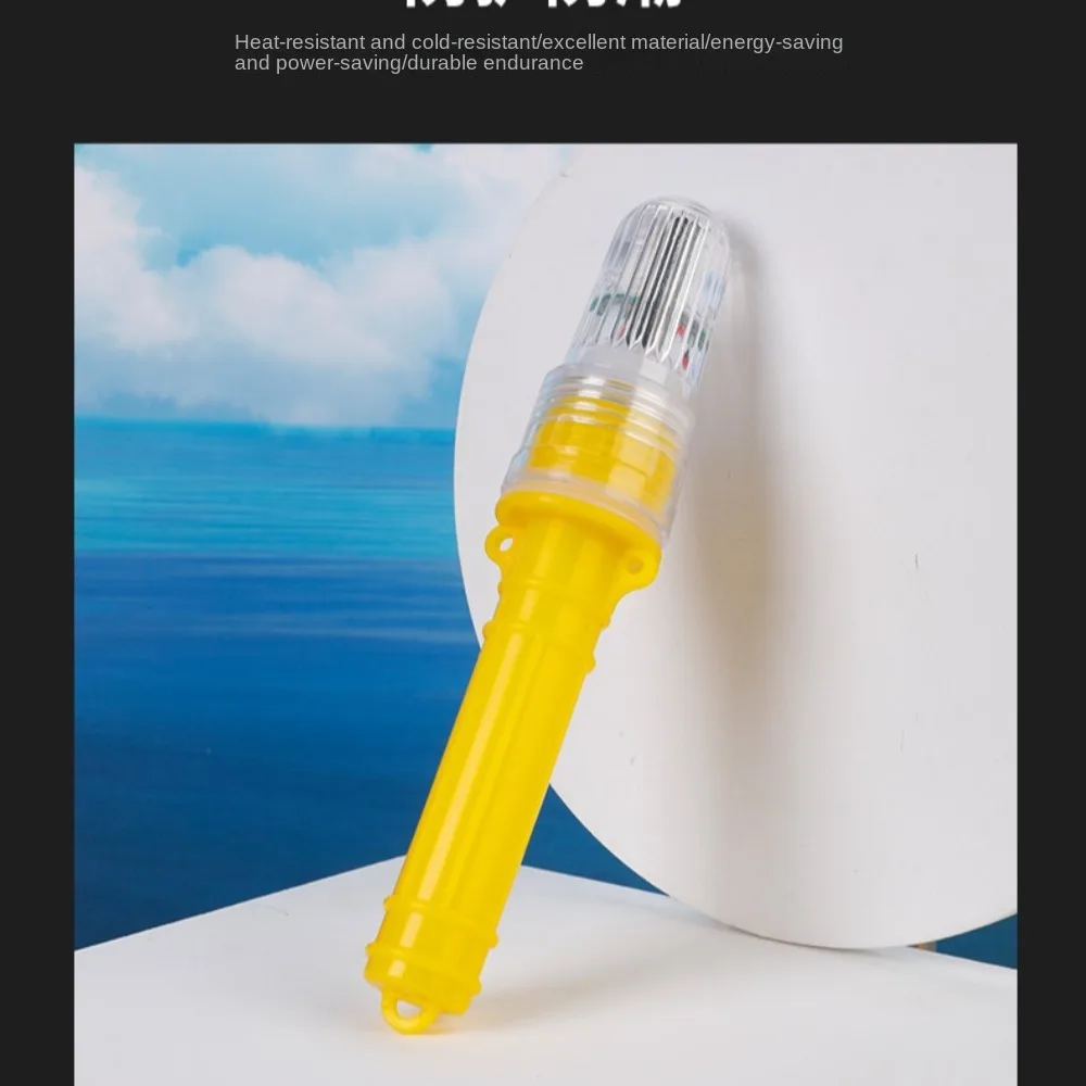 Floating LED Fishing Light Waterproof LED Light-controlled Fishery Buoy Signal Light Double Flash Lamp Net Flash Warning Light
