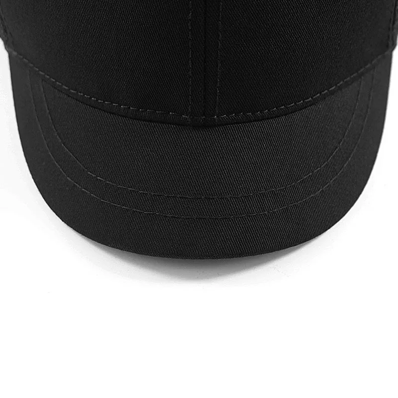 Gorra de béisbol de malla para hombre y mujer, gorro de cabeza grande, transpirable, de ala corta, para camionero, deportes, 57-60cm, 60-65cm