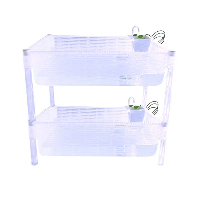 

Multi Layer Fish Tank Detachable And Foldable Small Mini Flower Basket With Water Pump