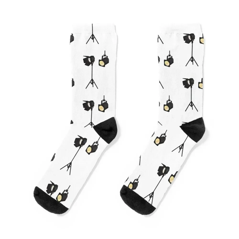 Theater Lighting Socks funny sock Crossfit Girl'S Socks Men's