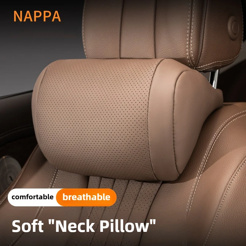مسند رأس لمقعد السيارة العالمي للسفر وسادة رقبة ثلاثية الأبعاد لسيارة Mercedes Benz Audi BMW Hyundai Nissan Ford Toyota Lexus Volvo إلخ. #1
