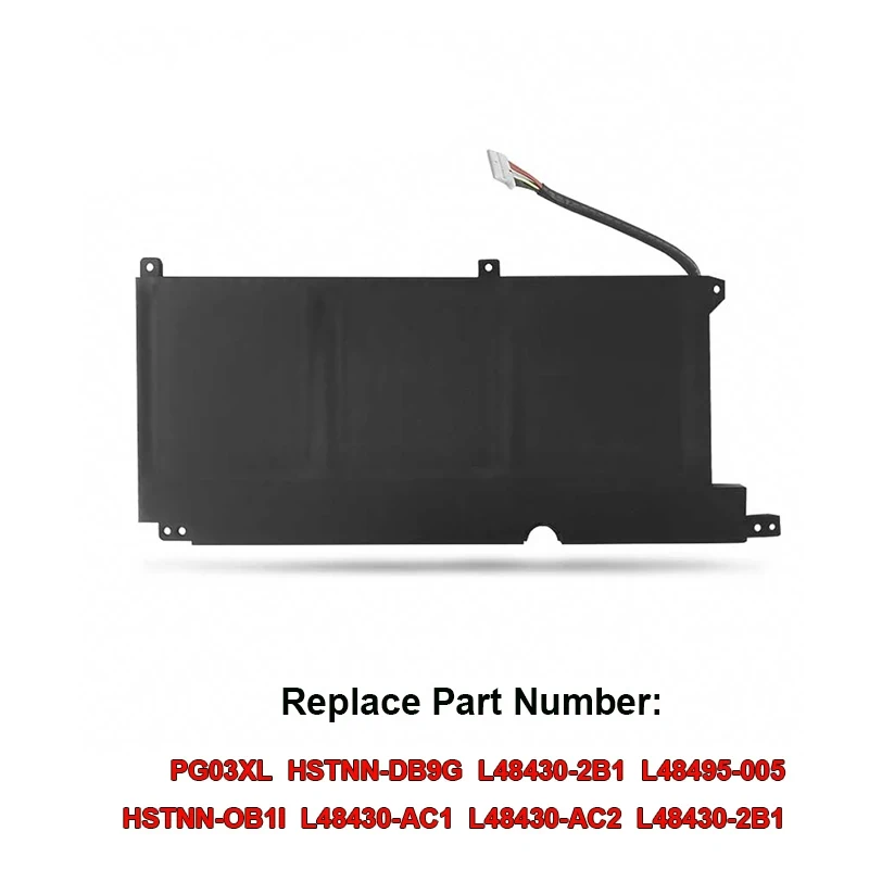 New Laptop Battery PG03XL For HP Pavilion Gaming 15-DK dk0003nq 15-dk0020TX 15-ec 15-ec0000 OMEN 5X FPC52 HSTNN-DB9G L48430-2B1