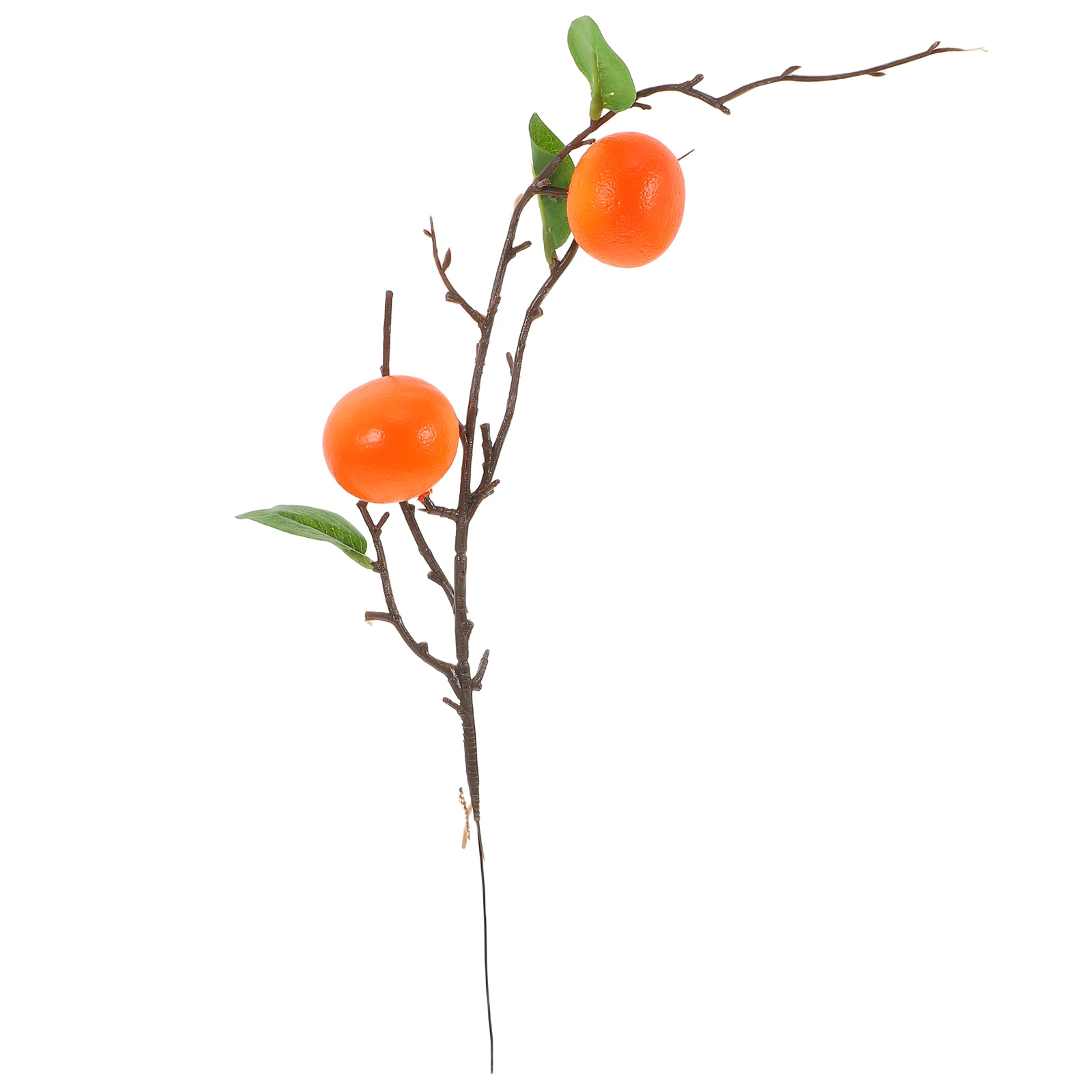 

1pcs Artificial Orange Branch Faux Stems Simulation Fruit Picks Lifelike Plant Decor Home Kitchen Party Decoration Fake Orange
