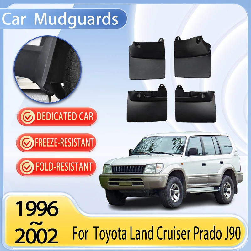 

Car Mudguards Parts For Toyota Land Cruiser Prado J90 LC90 Meru 1996~2002 Mudflaps Fender Flare Cover Guard Auto Mud Accessories