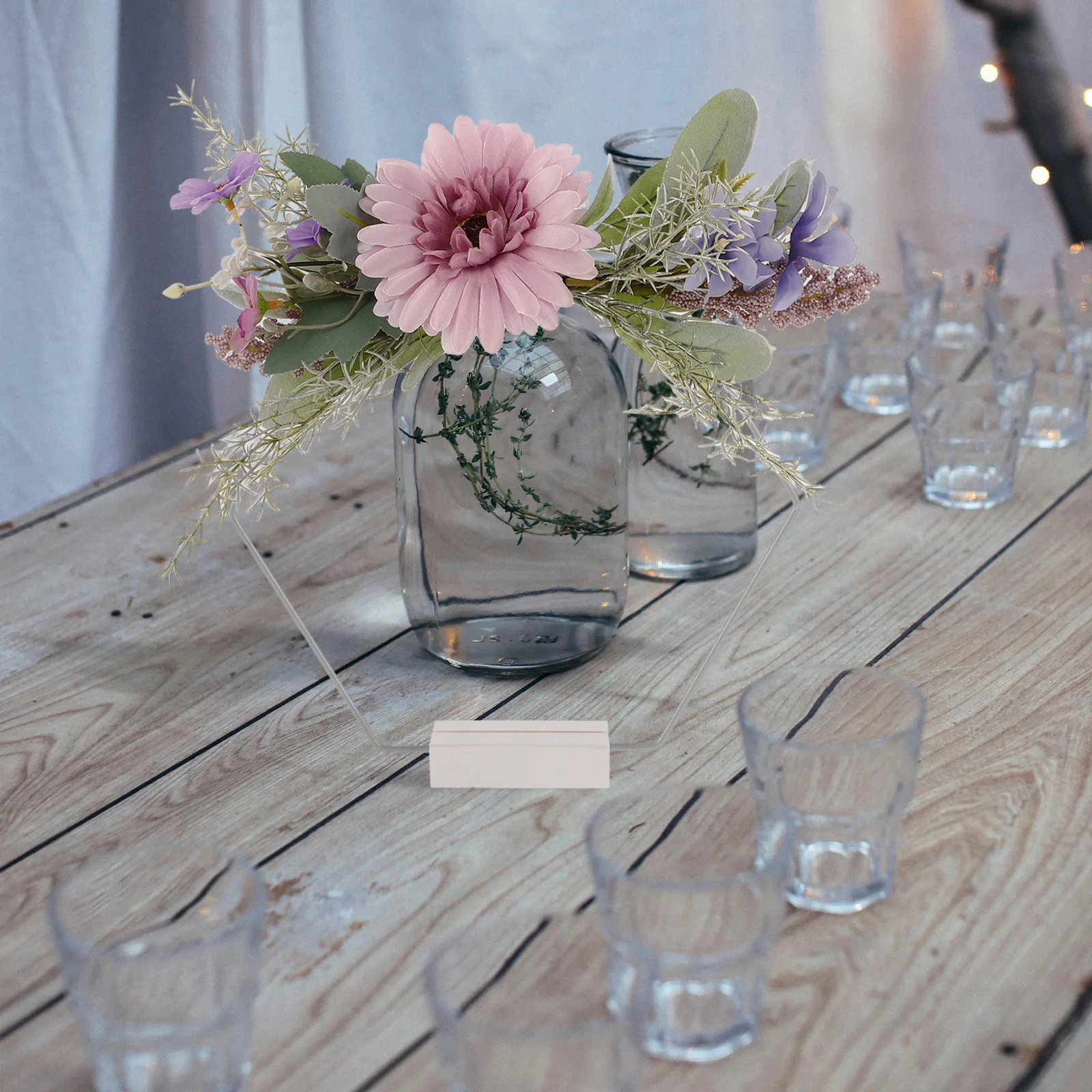 

5Sets Metal Floral Hoop Reliable Smooth Wedding Table Decor Wreath Making Metal Ring Floral Hoop DIY Wreath Centerpiece