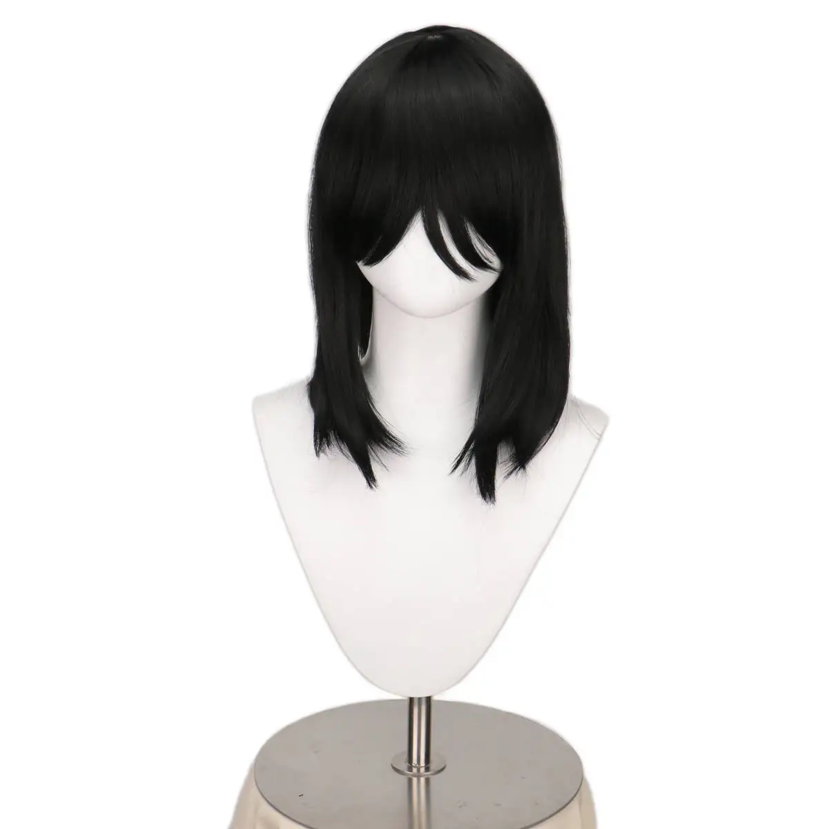 Anime Fyodor Wig Bungo Stray Dogs Fyodor Dostoevsky Cosplay Wig Short Black Heat Resistant Synthetic Hair Perucas Wigs Halloween