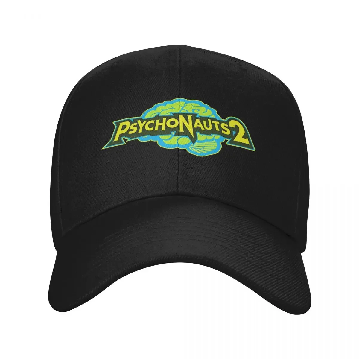 Psychonauts Multicolor Hat Peaked Women's Cap Game Logo Personalized Visor Protection Hats