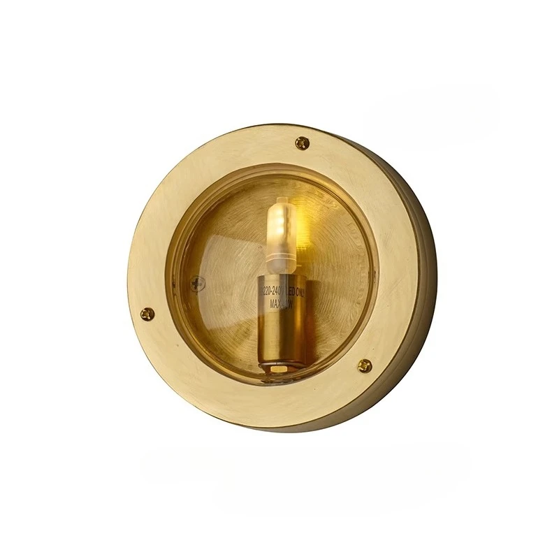 

Vintage industrial style coffee shop background wall decorative lights, hallway staircase wall lights