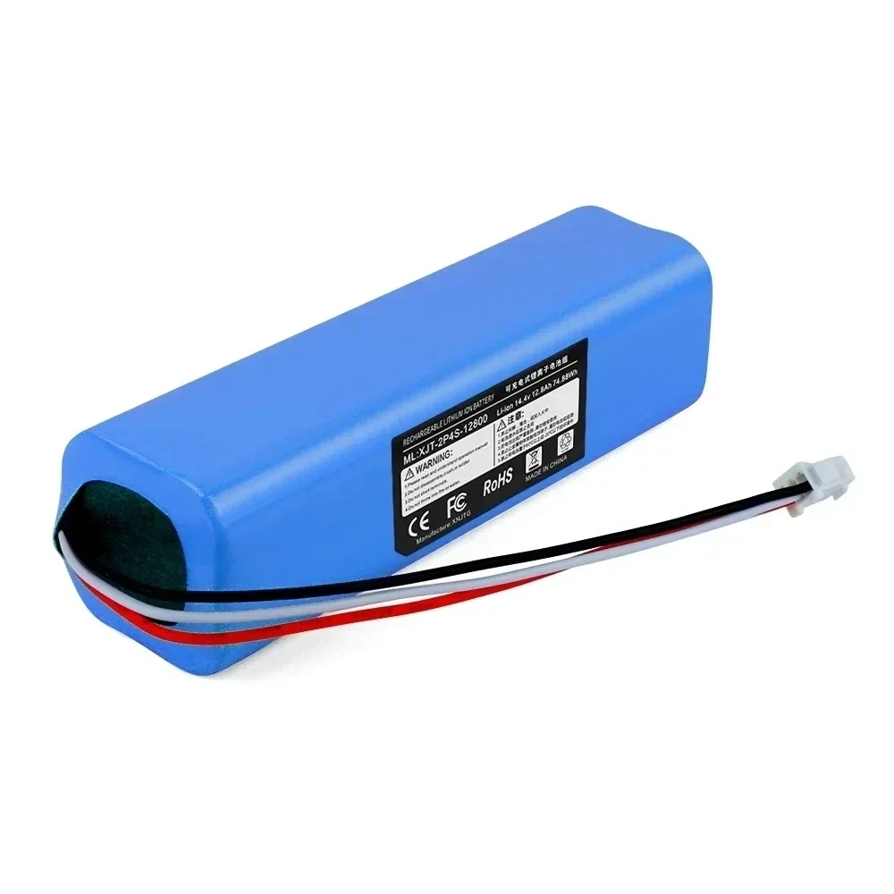 100% Original For XiaoMi Viomi S9 Lydsto R1 Roidmi Eve Plus 14.4V lithium battery 2P4S 5200mAh 6500mAh 7800mAh 9800mAh 12800mAh