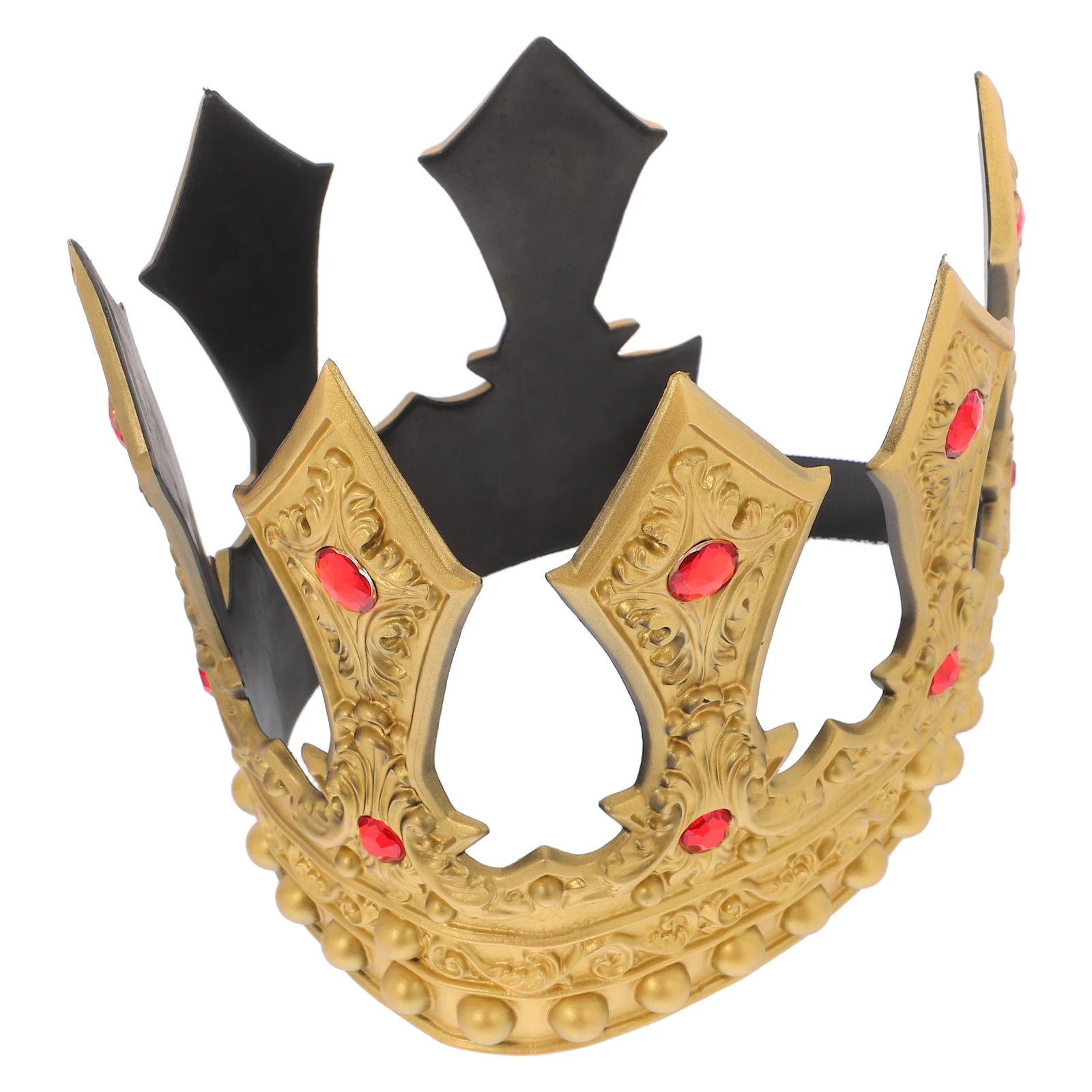 

King Crown for Men Medieval Party Hat Vintage Design Cosplay Event Celebration Comfortable Adjustable Fit Intricate
