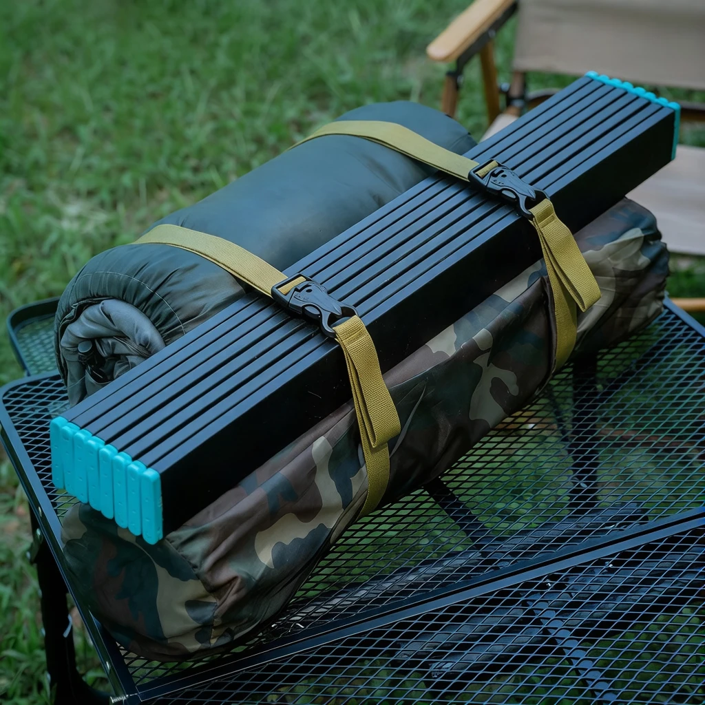 Robuste Nylon-Gepäckgurte mit Schnalle, Langlebige Ladungssicherungsgurte für Reisen, Camping, Wandern, Zelt, Rucksack und Lagerung – Detail 3