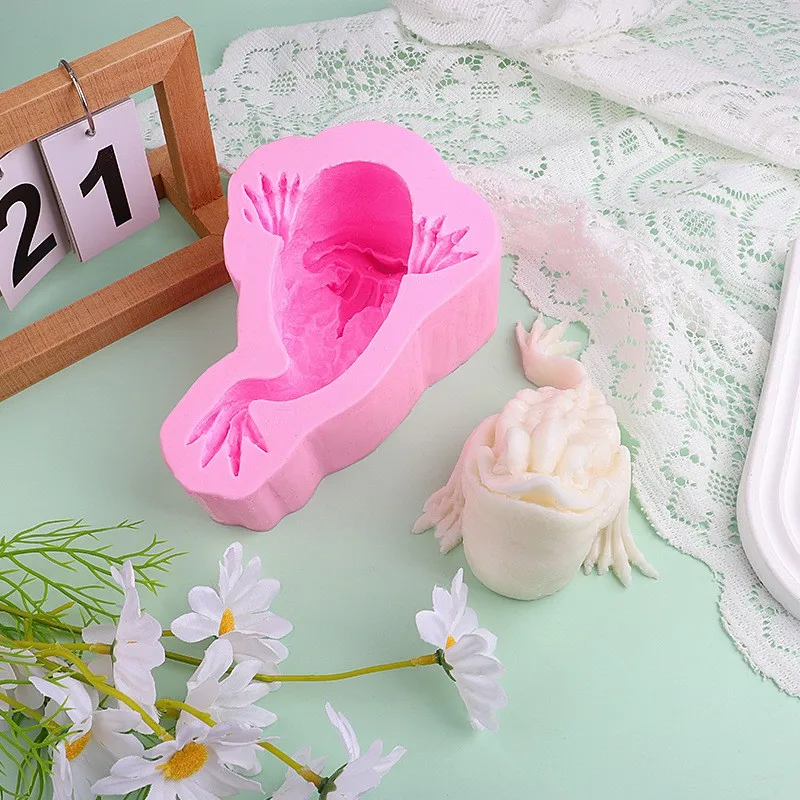 

A3639 Chinese Style Wealth Jin Chan Three-legged Golden Toad Shaped Silicone Mold Gum Paste Mould Artware Mold