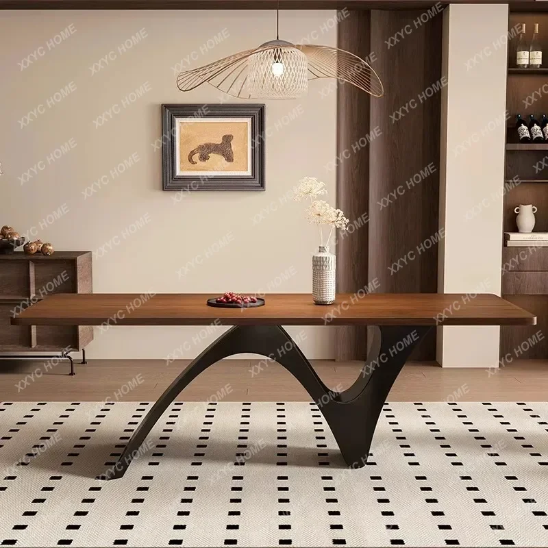 XX Mid-Century Style Wood Office Desks Japanese Wabi-Sabi Style Living Room Study Executive Desk Commercial Furniture