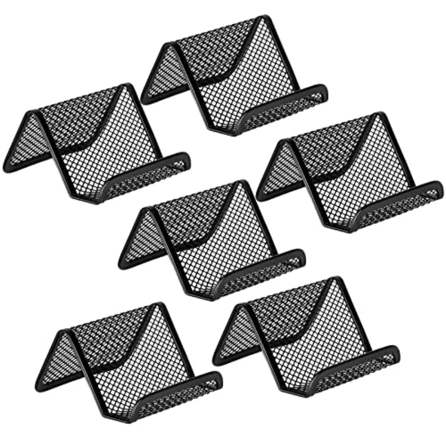 

Держатель для визитных карточек на стол, офисный настольный органайзер для визиток, сетчатый держатель для визиток, аксессуары для рабочего стола для женщин