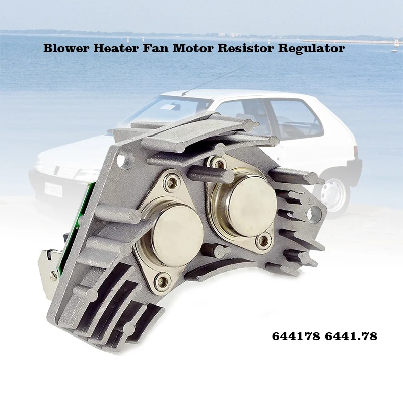 Heater Blower Motor Serial Resistor 644178 6441.78 698032 847283W 847283R For Peugeot 106 405 406