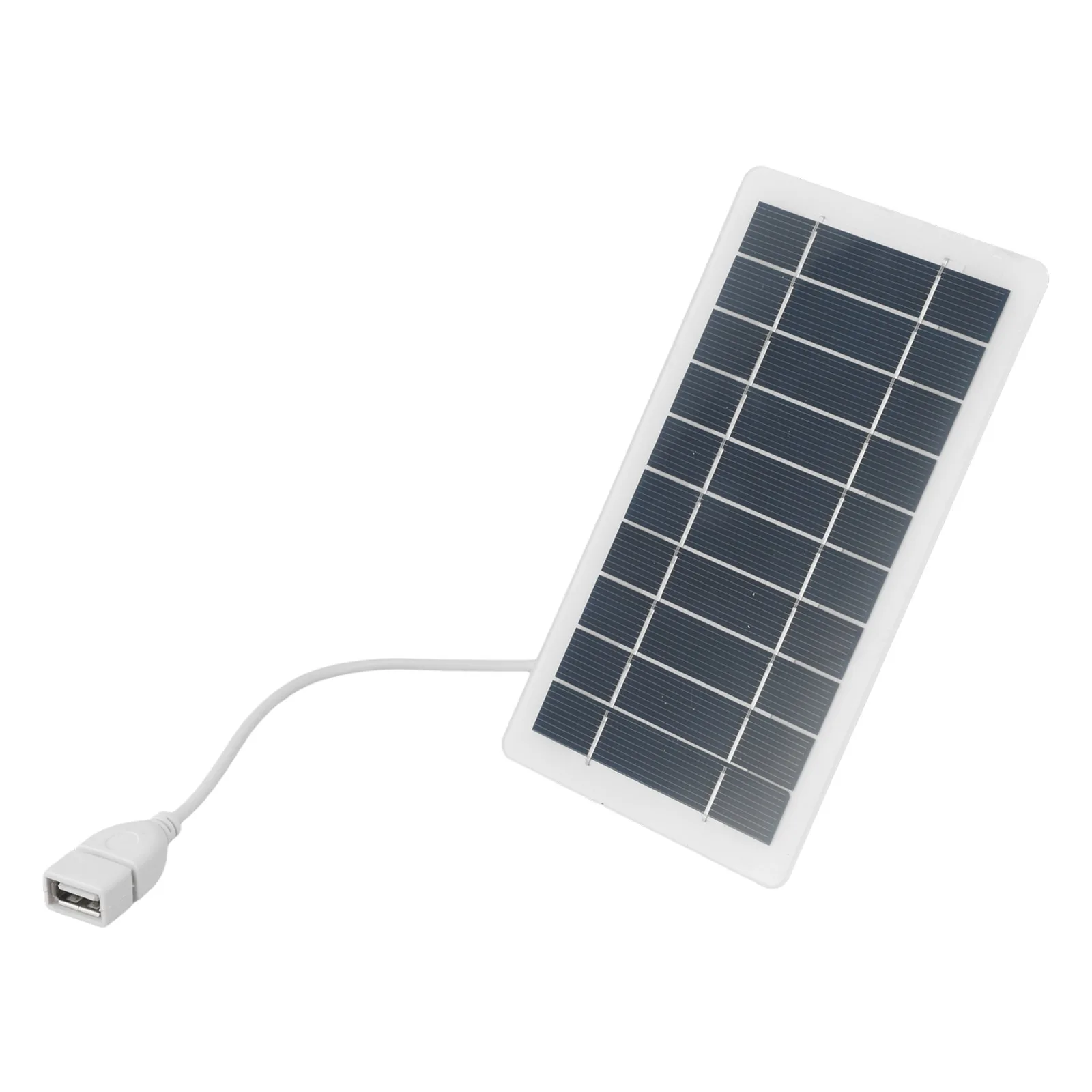 1pcs 2W 5V Solar USB Charger Solar Panel Portable Polysilicon Panel For Camping Outdoor Adventures Power Equipment Accessories