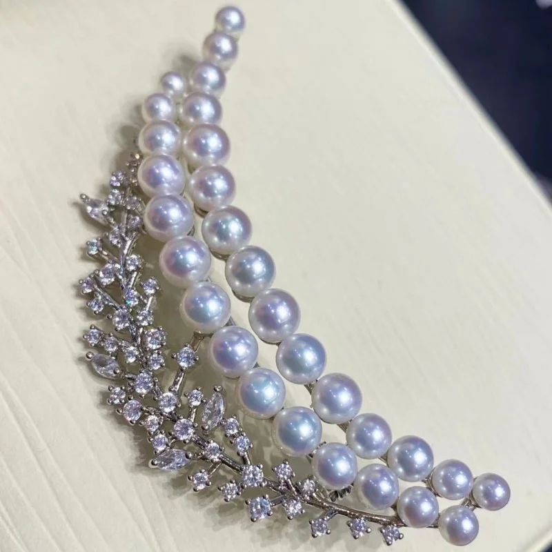 

SGARIT стерлингового серебра 925 пробы, брошь с жемчугом в виде листьев, булавка с натуральным пресноводным жемчугом для женщин, роскошные модные ювелирные изделия, подарок