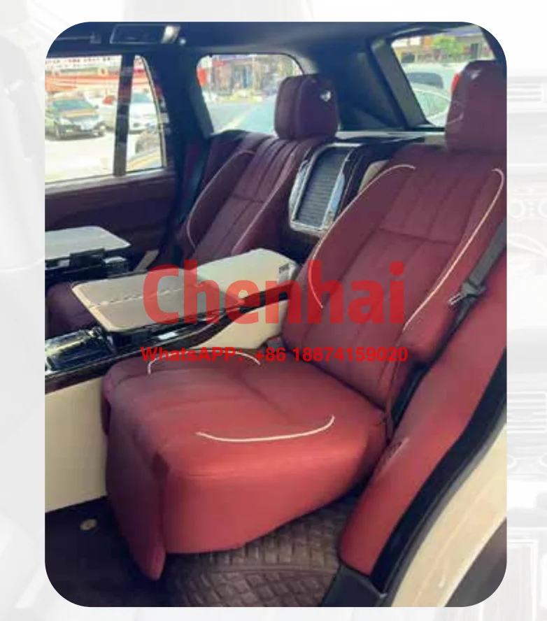 

Роскошное заднее электрическое сиденье Range Rover Vogue с контролем холодильника, iPad, чашка цвета шампанского для Range Rover Vogue