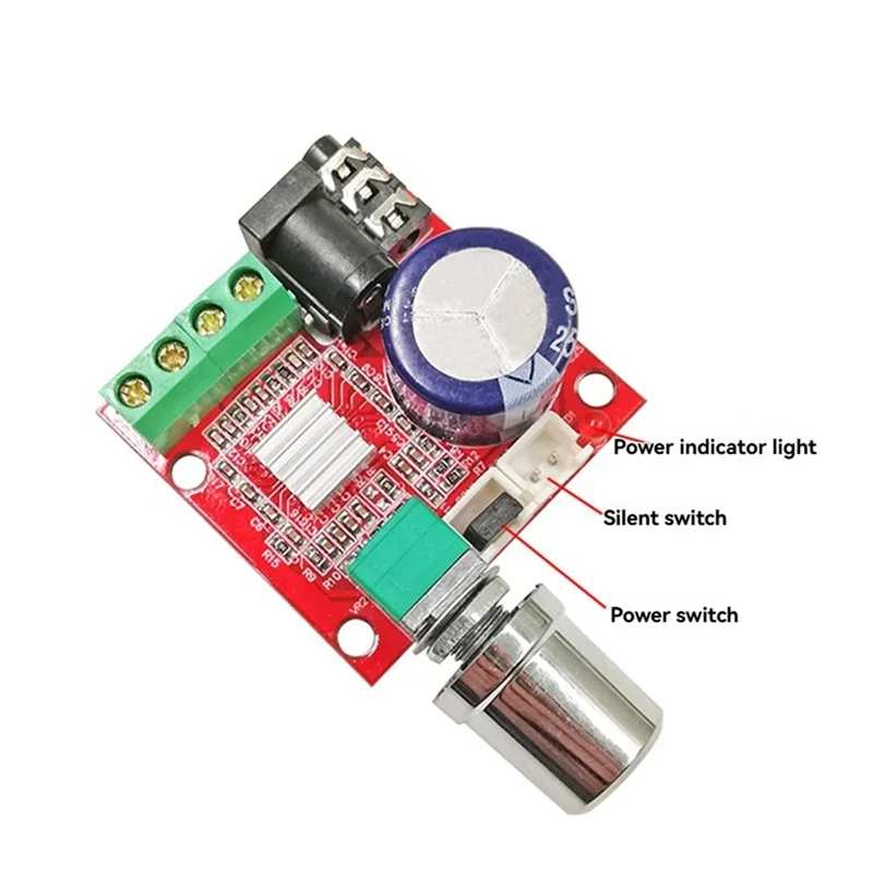 Stereo For DIY Audio Project PAM8610 12V Mini Hi-Fi Audio Amplifier Board 2X10W Dual Channel D-Class
