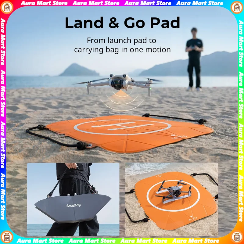 

Smallrig Drone Landing Pad for DJI Yu4Pro/Mini3/4/5Pro/Air3S/Neo2 Folding Landing Pad Avata360/Filp/Inspire3 Accessories