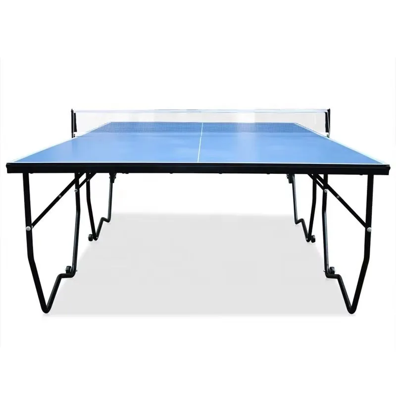 Professional MDF Table Tennis Table Foldable Indoor Ping Pong Table with Movable Wheels Compact Size for Home and Office Use