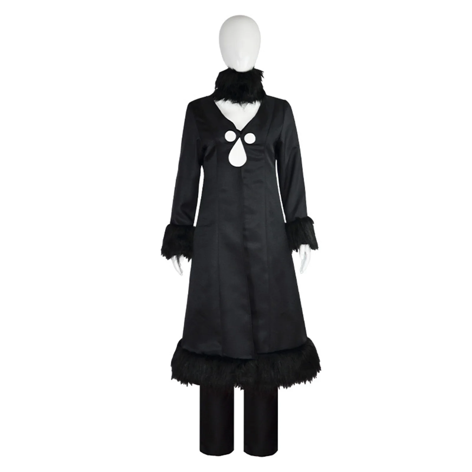 Spiel Cynthia Cosplay Kostüm Uniform schwarze Mantel Tops und Hosen Anzug Eleganz für Frau Mädchen Halloween Party Anzug