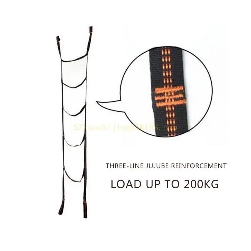 Polyester Rope Ladder Portable Ladders Gym Workout School Siswa Melarikan Diri Penjualan Terbaik