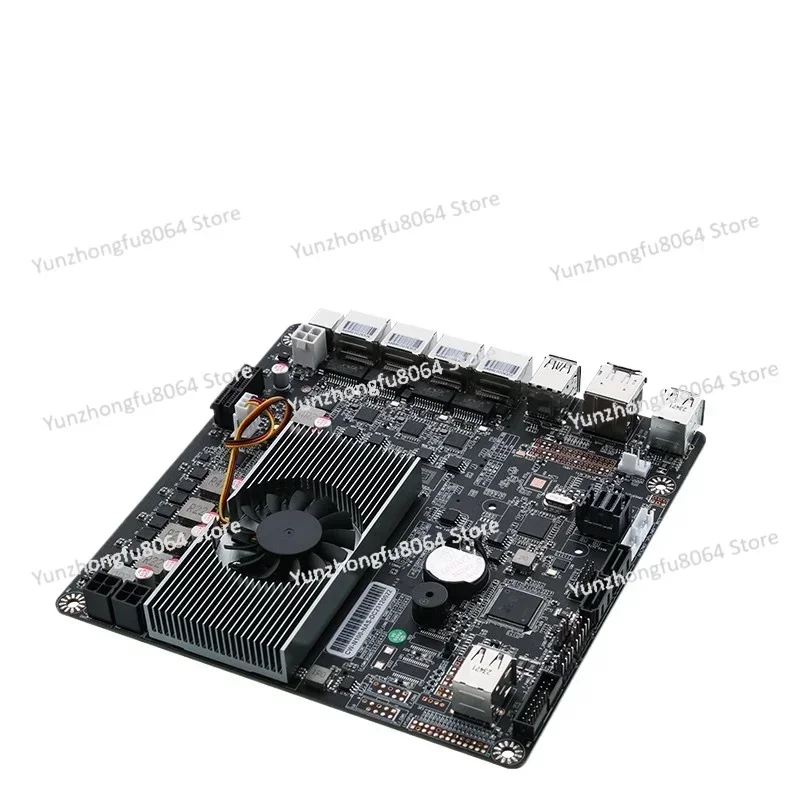 N100/N305 NAS Demon Board /6 SATA3.0/dual M.2 /PCIE/ITX /4 2.5G Network Interface Card DC Version